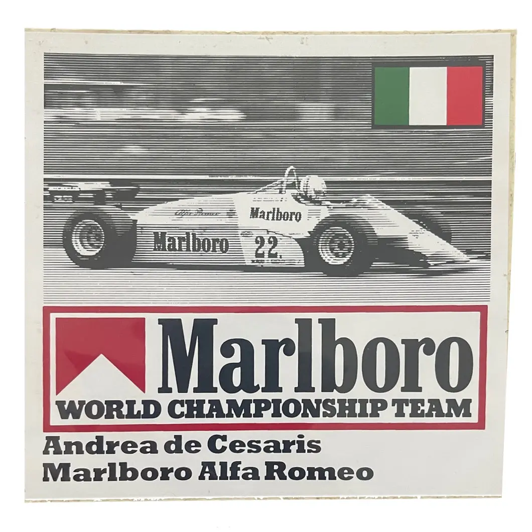 Marlboro Andrea De Cesaris Alfa Romeo 1