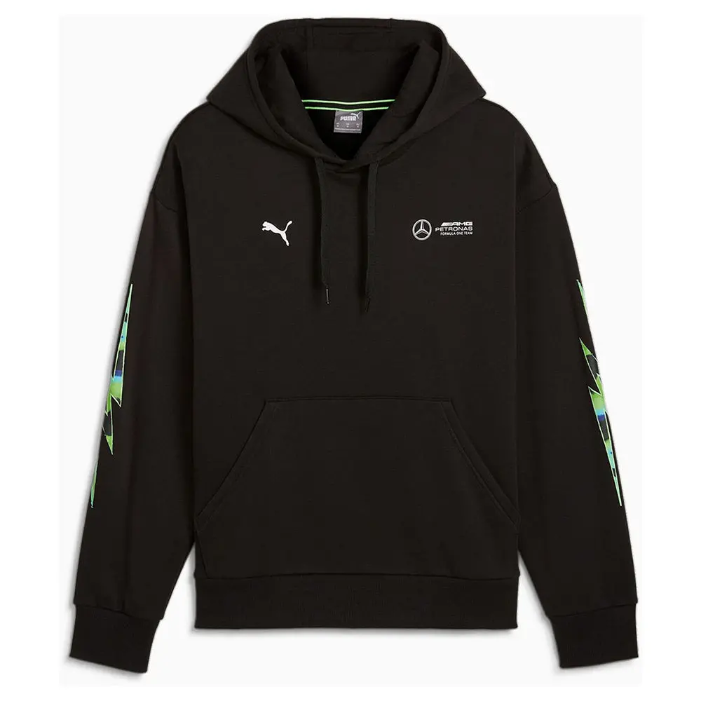 Puma Mercedes Amg F1 Neon Energy Hoodie Black 1