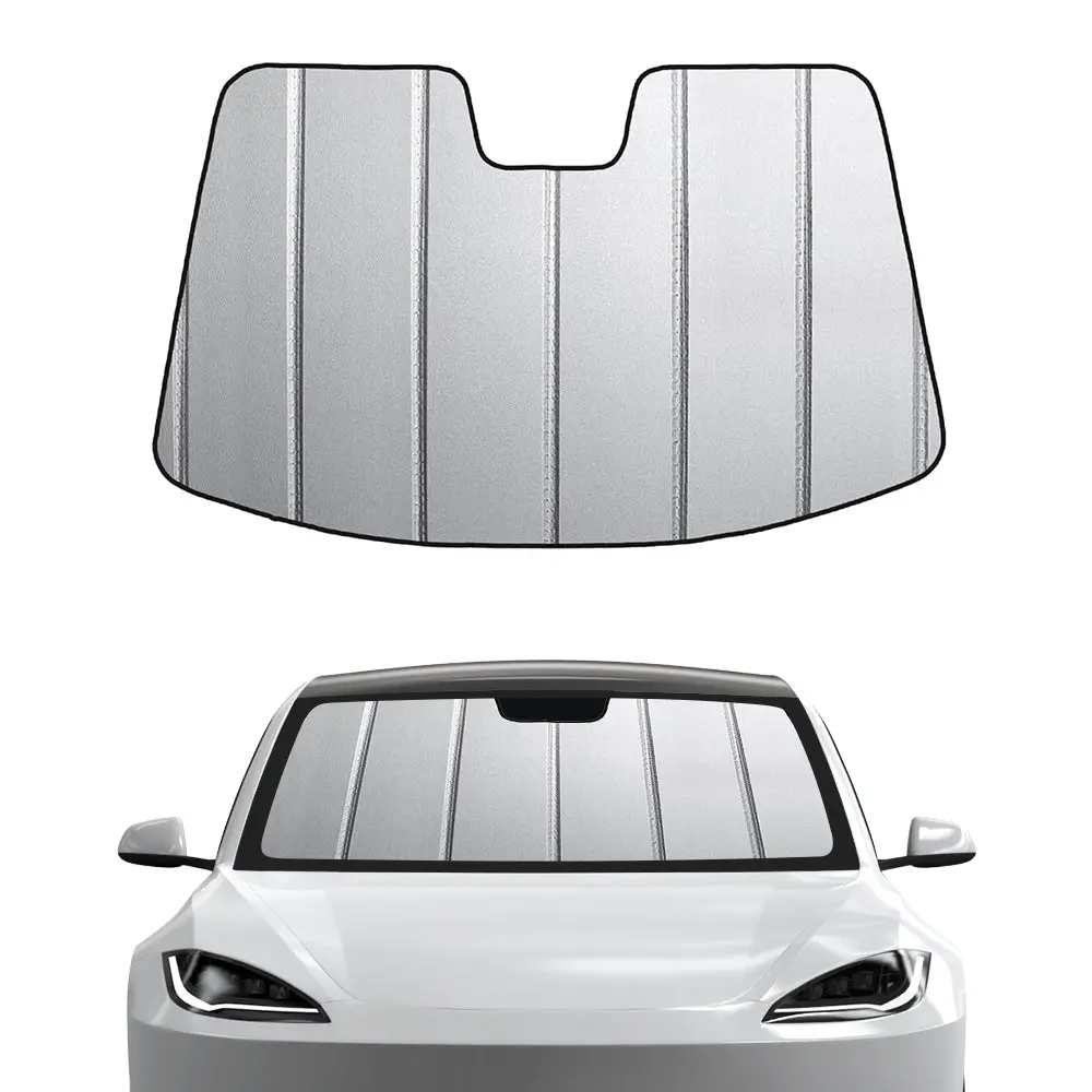 Thickened Foldable Windshield Sunshade Sun Visor For Tesla Model 3/Y 2