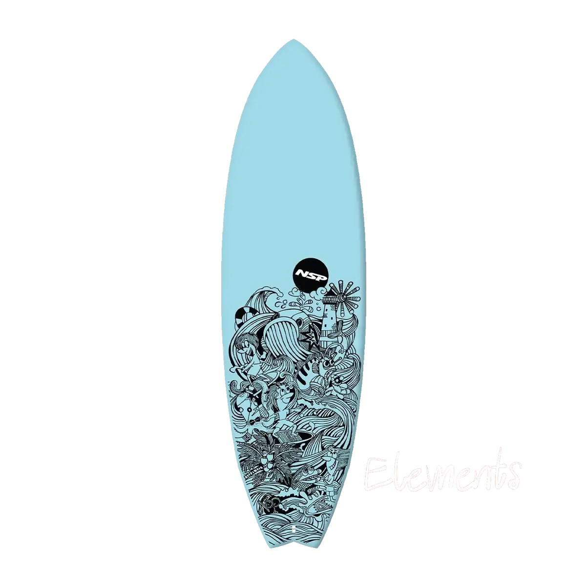Surftech Nsp Fish Elements Surfboard 8