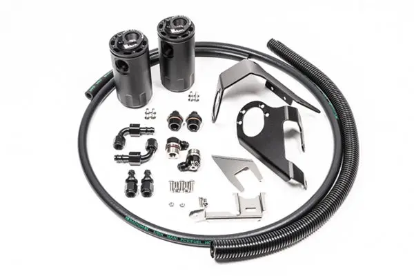 Dual Catch Can Kit, Nissan 370Z/G37, Fluid Lock 1