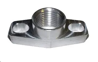 Aluminum - Oil Drain ( Return ) Flange (Gt25, Gt28, Gtx28, Gtx29, Gt30, Gtx30, Gt35, Gtx35, T25, T28 1