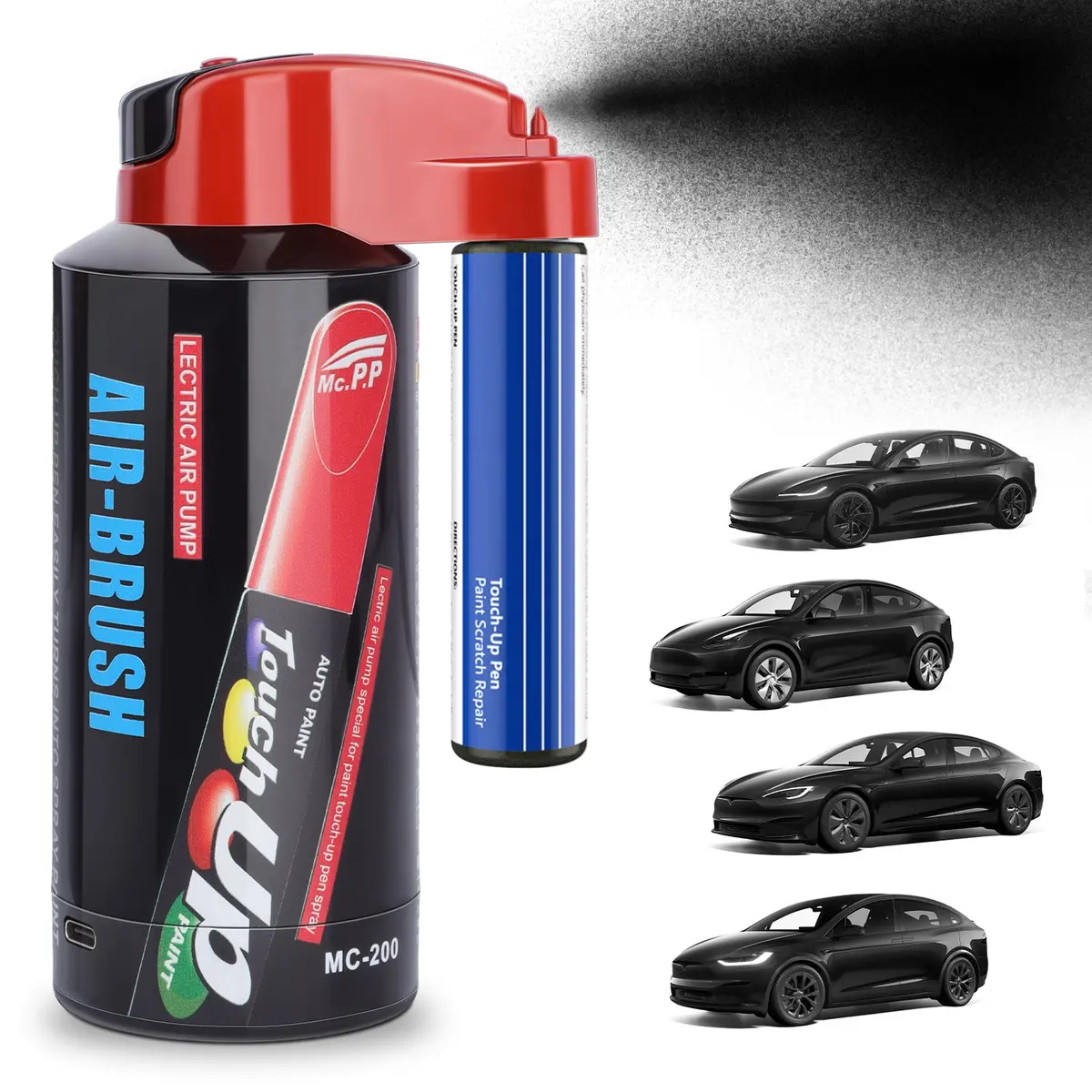 Car Body Touch Up Paint Electric Sprayer Repair Kit For Tesla 3/Y/S/X 1