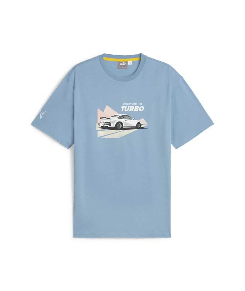 Porsche Legacy 911 Motorsport Graphic Tee, Blue 1