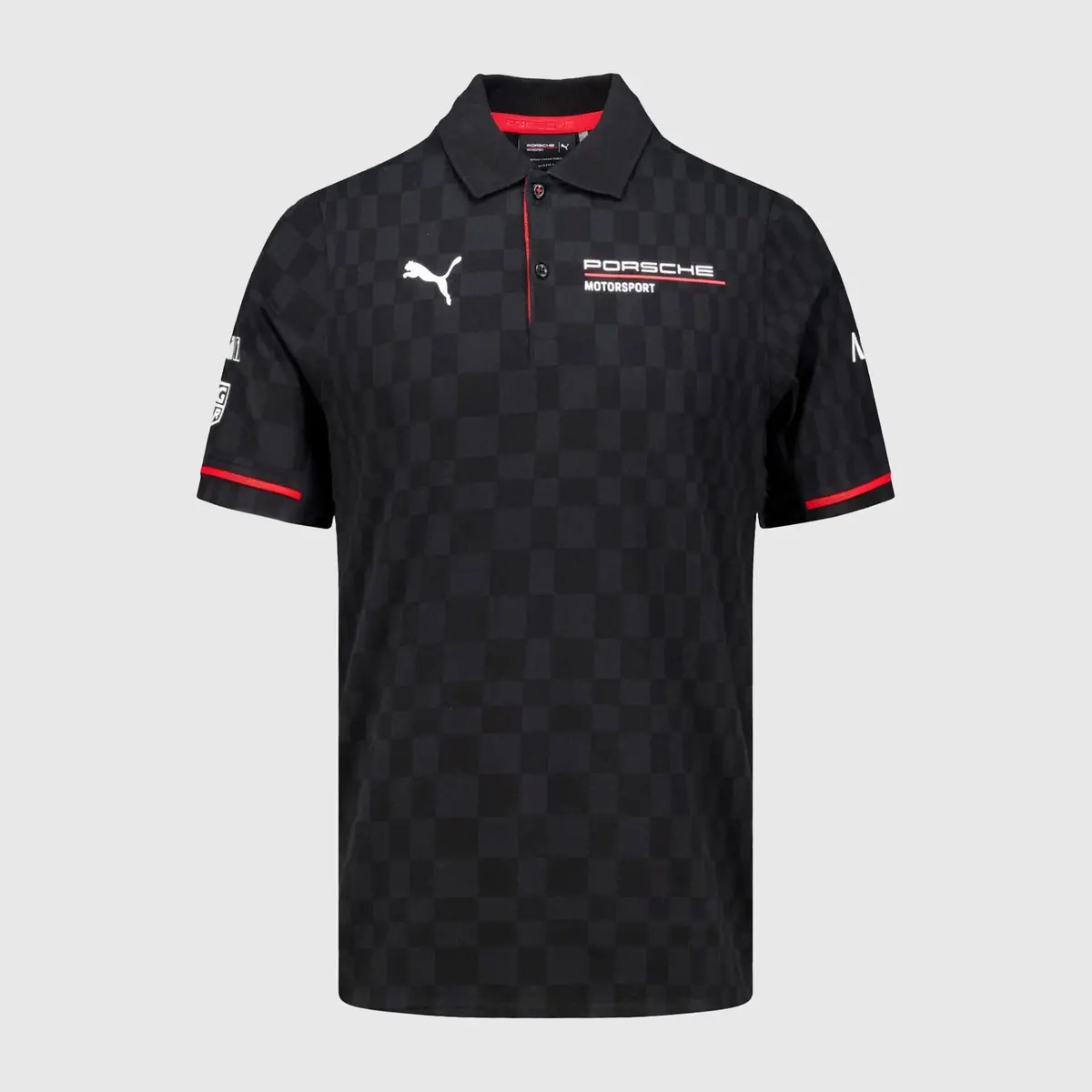 Porsche Motorsport Replica Team Polo Shirt Black 1