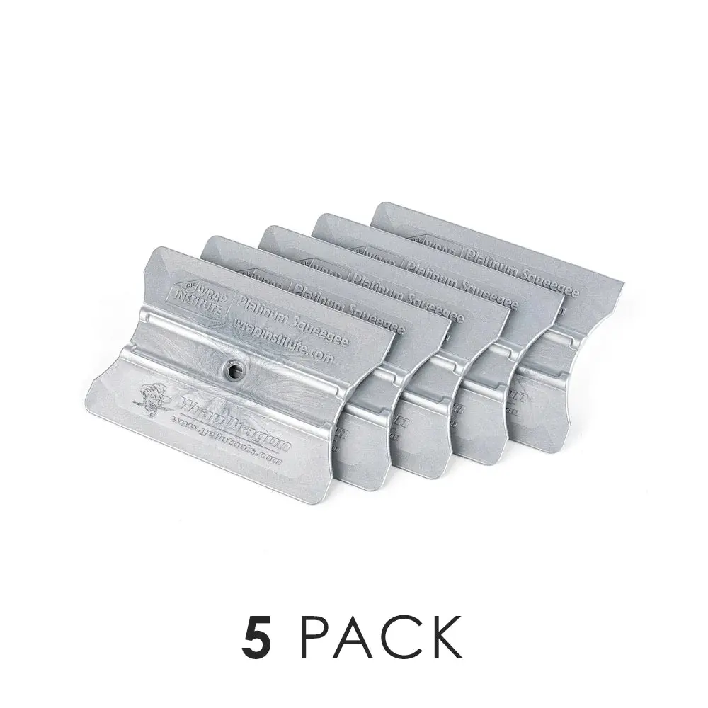 The Wrap Institute - Platinum Squeegees - 5 Pack 1