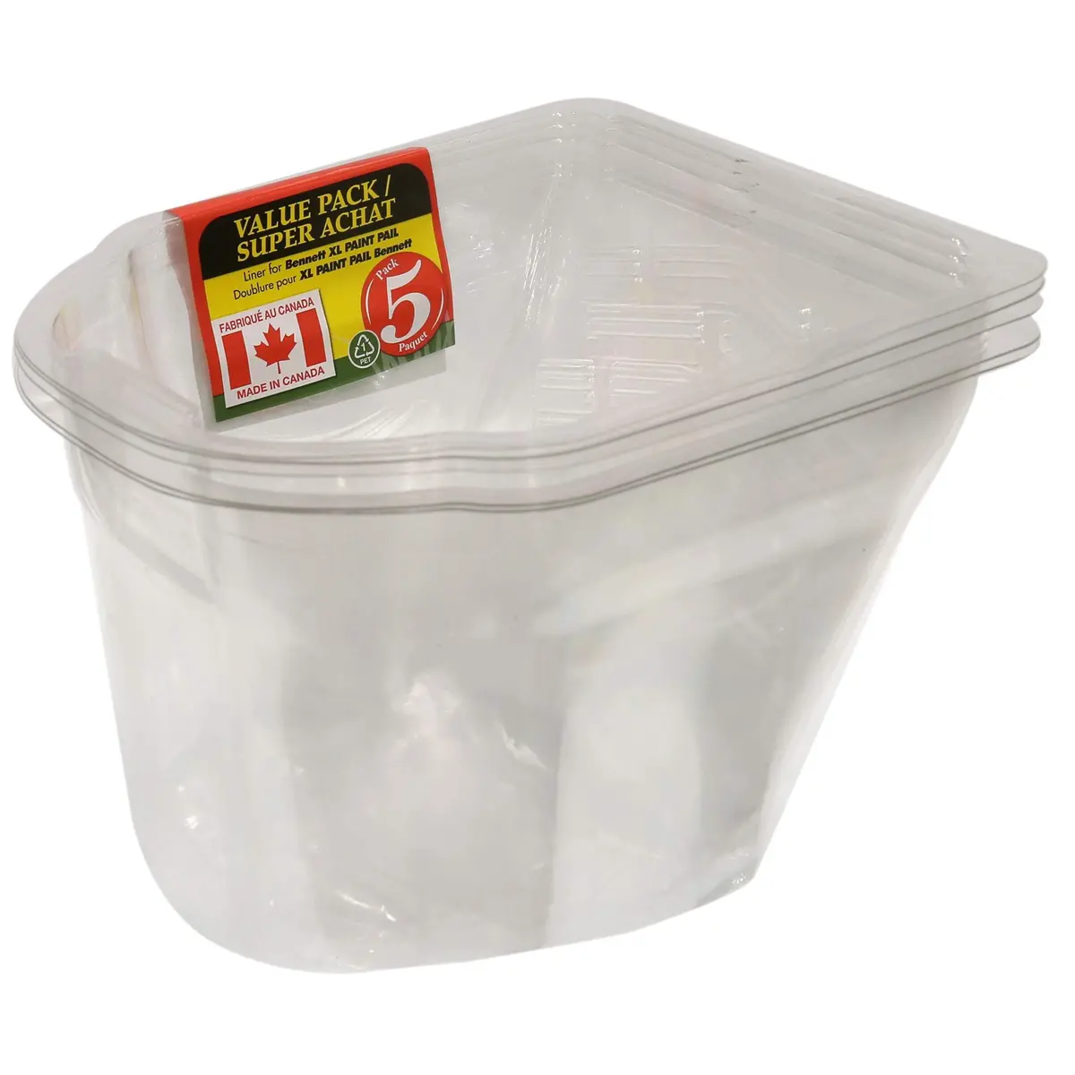 Bennett Extra Large Paint Pail Liner 5 Pack 1