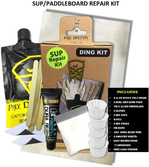 Phix Doctor Epoxy/Eps Ding Repair Kit 2.5Oz Sup/Paddleboard/Surfboard 1