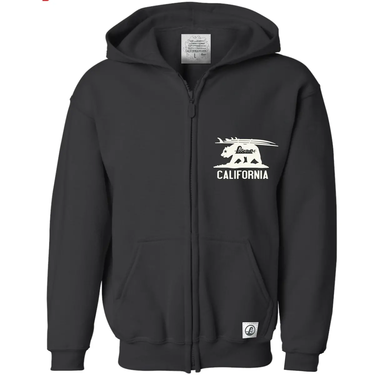 Poseidon Kids California Surf Trip Hoodie - Black 1