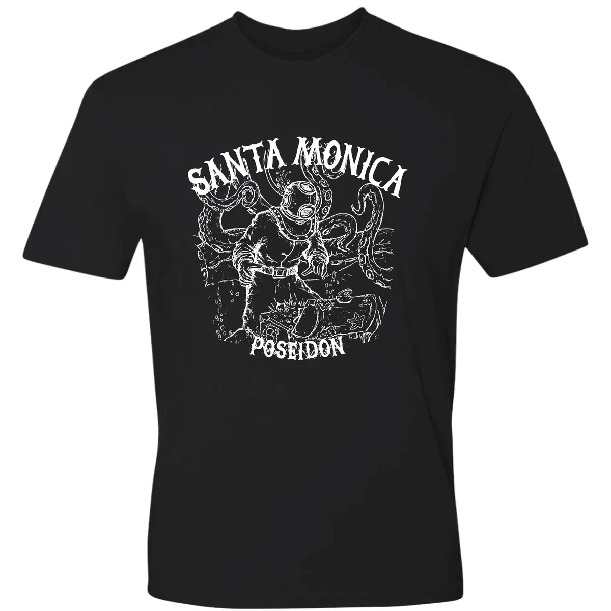 Poseidon Santa Monica Treasure Tee - Vintage Black 1