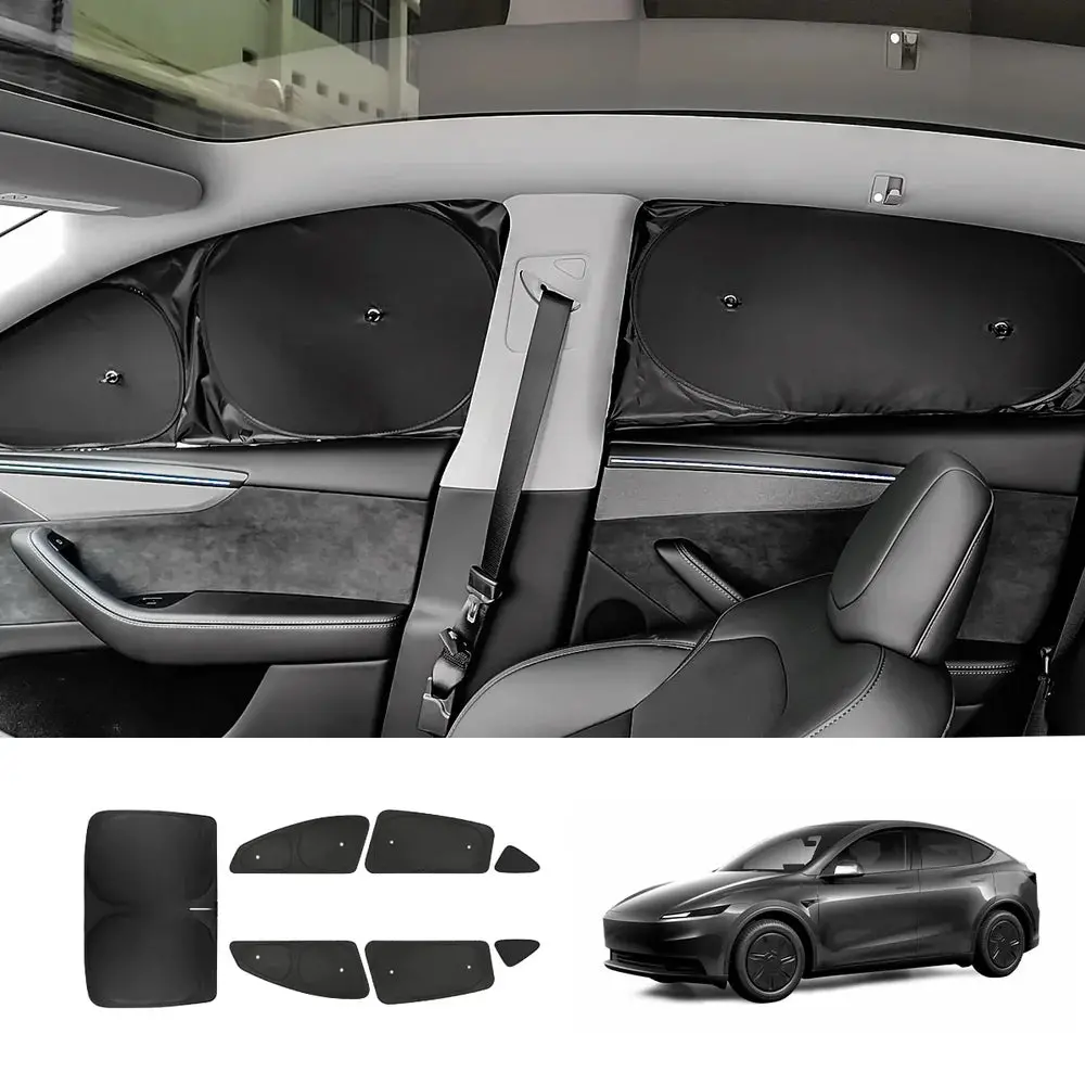 Privacy & Thermal Insulation Sunshade Curtains For 2026 New Tesla Model Y Standard 1