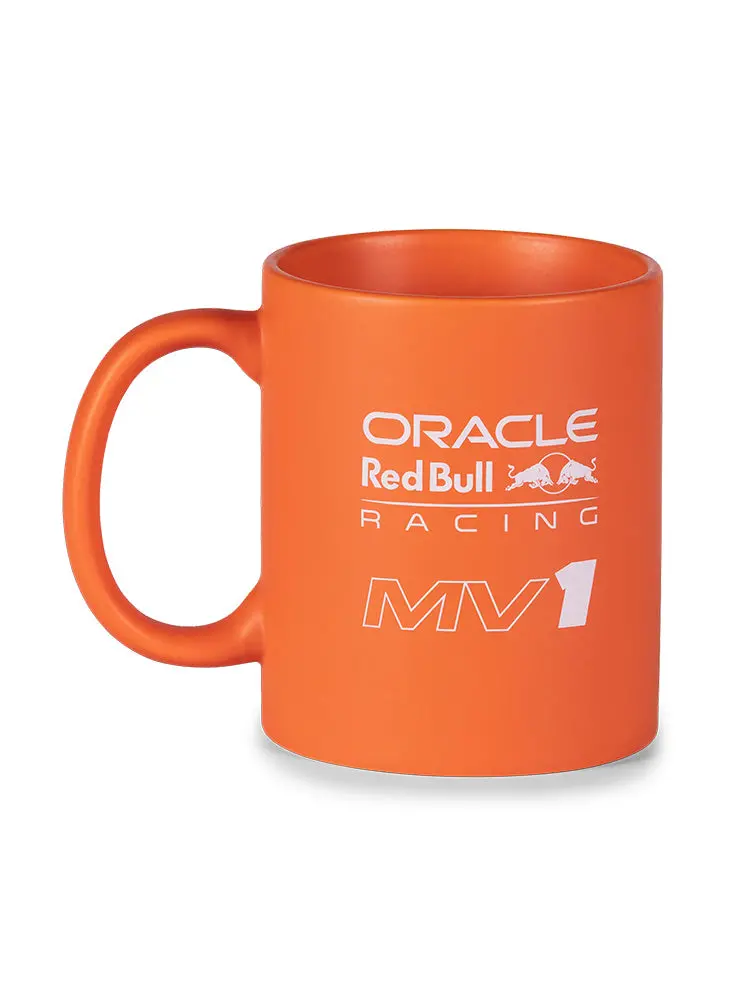 Red Bull Racing F1 Max Verstappen #1 Mug Orange 1