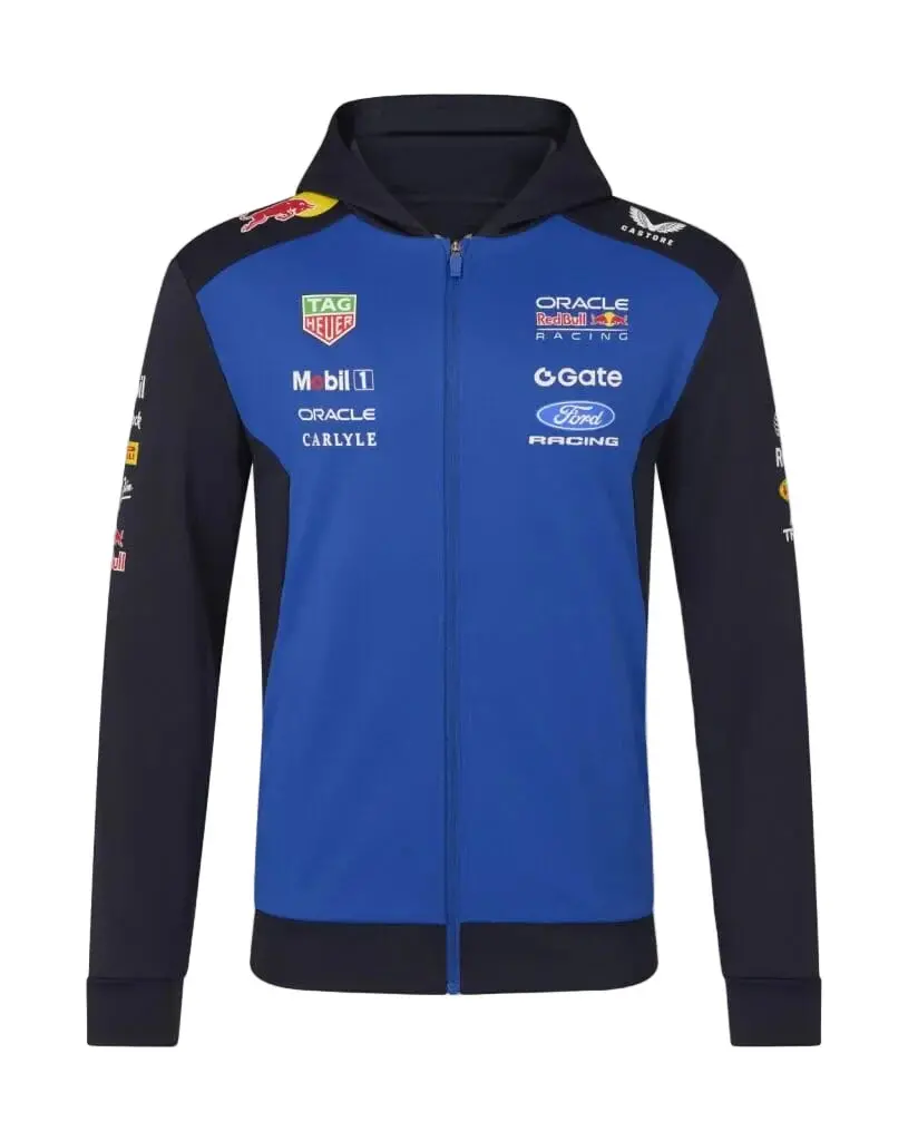 Red Bull Racing F1 Team Full Zip Sweatshirt 2026 Navy 1