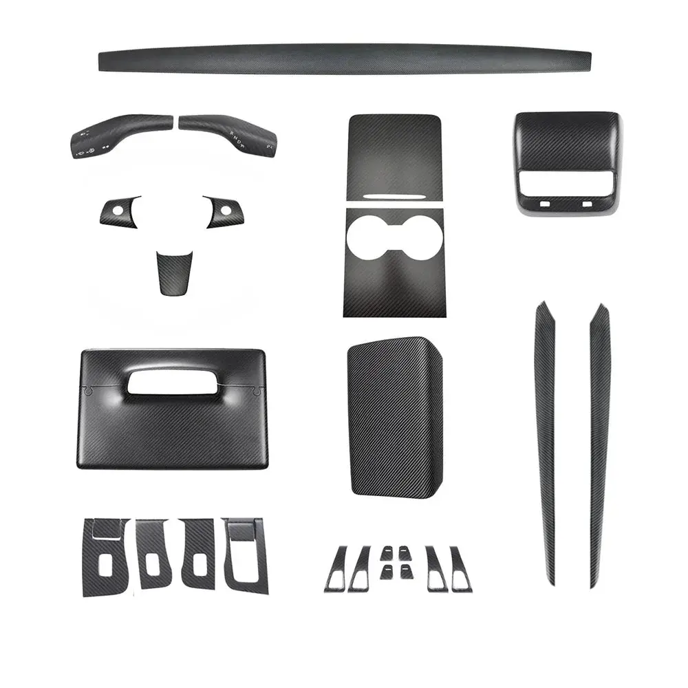 Real Carbon Fiber Interior Mods Wrap Kit For Tesla Model 3 / Y 29