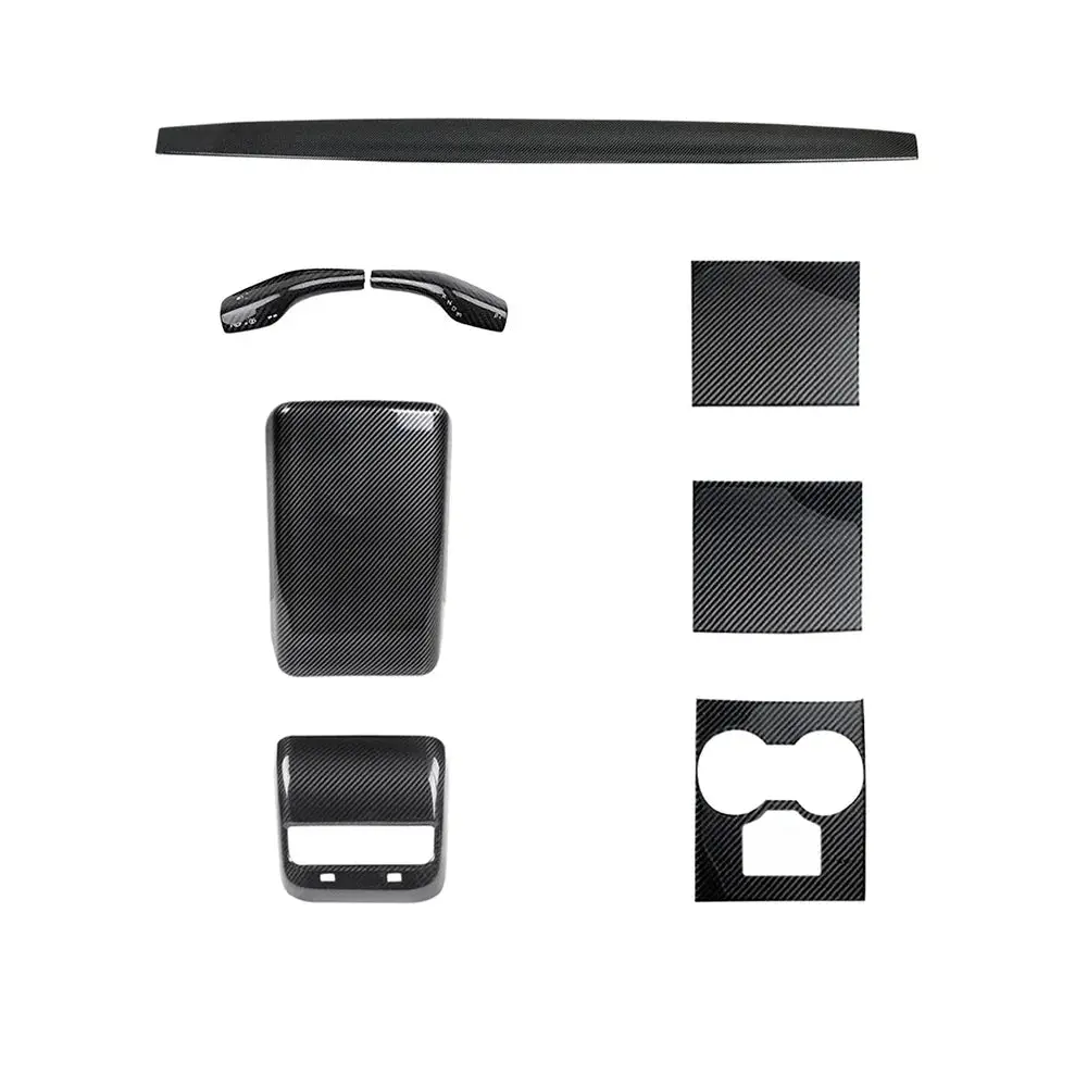 Real Carbon Fiber Interior Mods Wrap Kit For Tesla Model 3 / Y 7