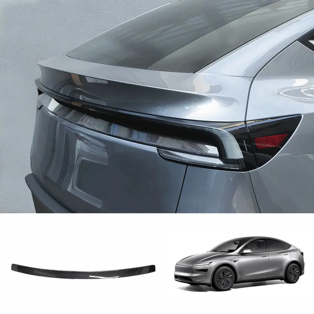 [Real Carbon Fiber] Rear Tailgate Trim Strip For Tesla Model Y Juniper 2025+ 1