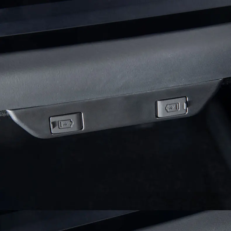 Rear Seat Usb Port Protection Cover For 2024+ Model 3 Highland 1