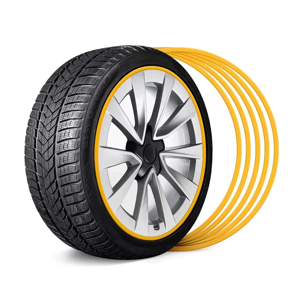 Aluminum Alloy Wheel Rim Protector- Fits All Cars (5Pcs) 26