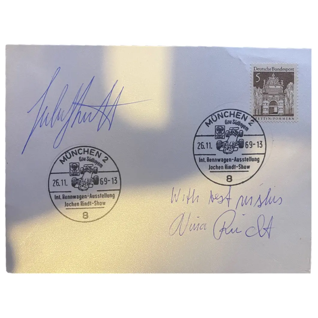 Lotus 72 Jochen Rindt Autograph 1