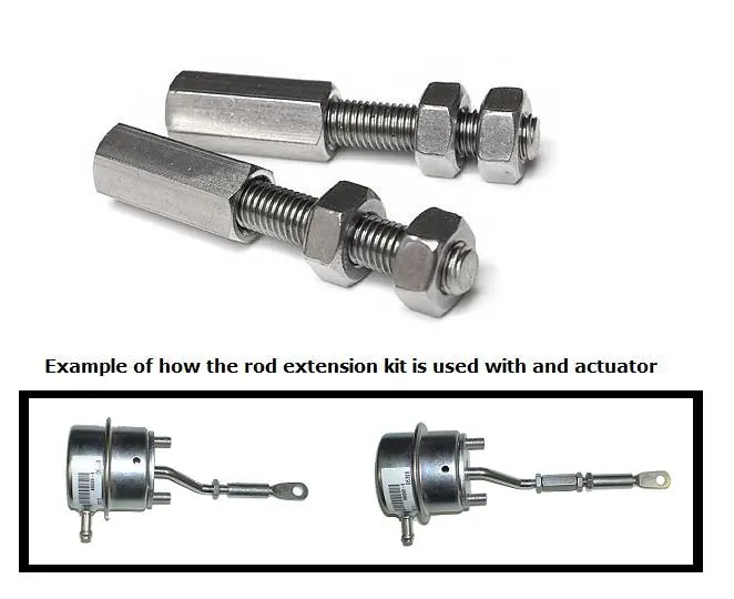 Rod Extension Kit For Rod End On Internal Wastegate Actuator 1