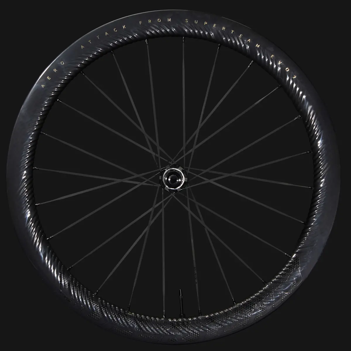 S-All Carbon Evo ⅱ D30-50 Disc Brake Black Decals 1
