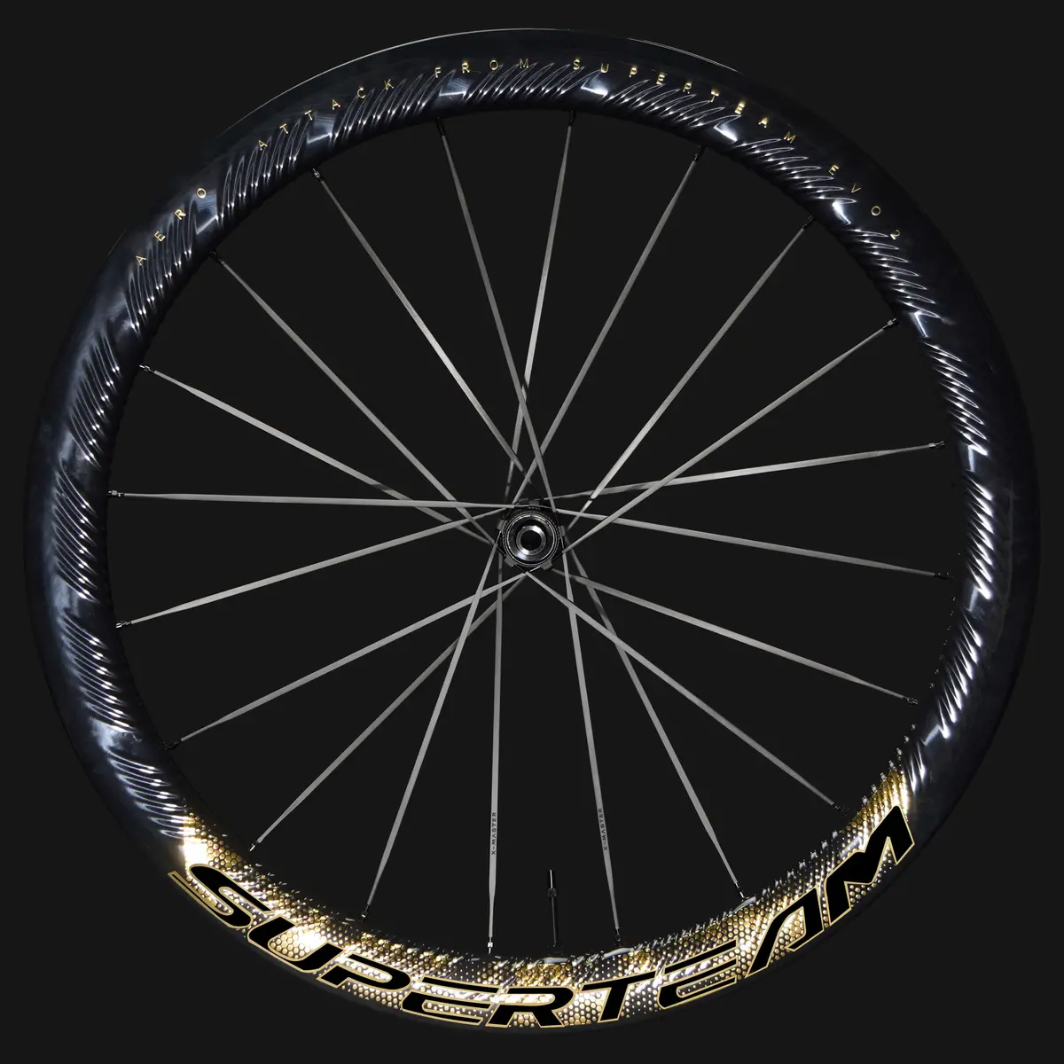S-All Carbon Evo ⅱ D30-50 Disc Brake Gold Decals 1