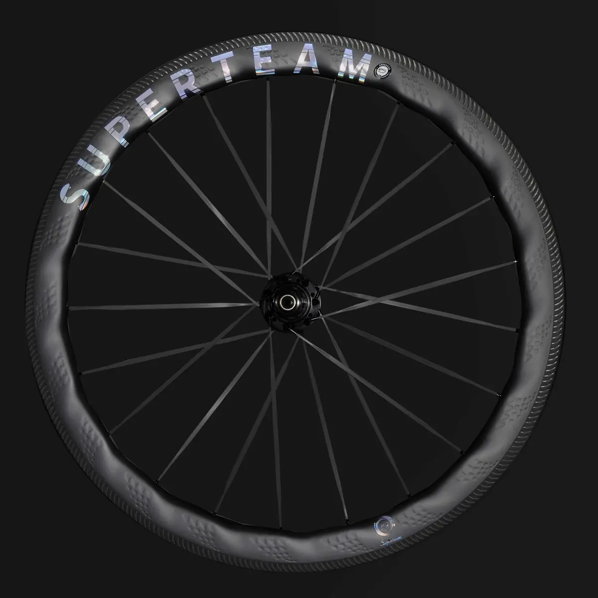 S-All Carbon Ultra R25-50 Rim Brake Silver Decals 1