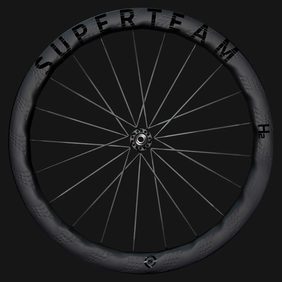 S-All Carbon Ultra H2 D30-50 Disc Brake Black Decals 1