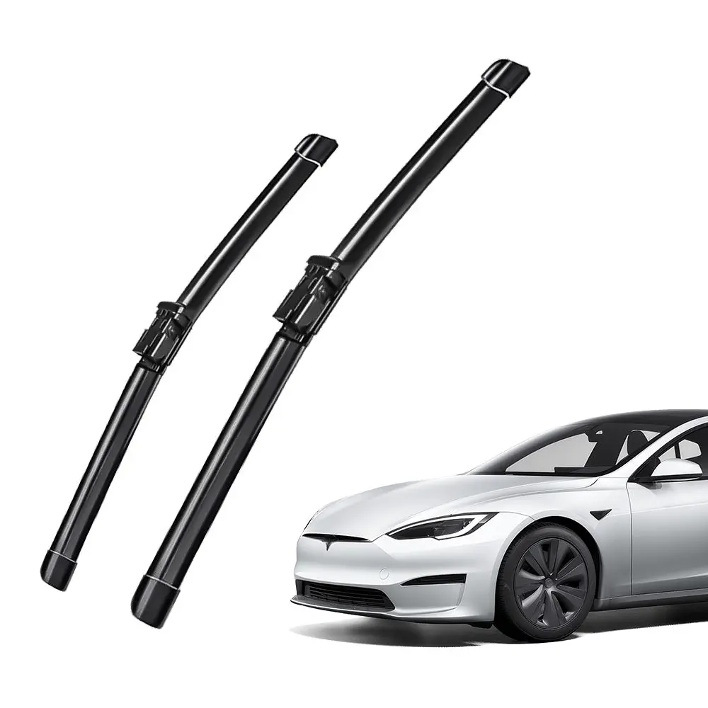 27" And 18" Windshield Wiper Blades Replacement For Tesla Model S 2012+ (Set Of 2) 1