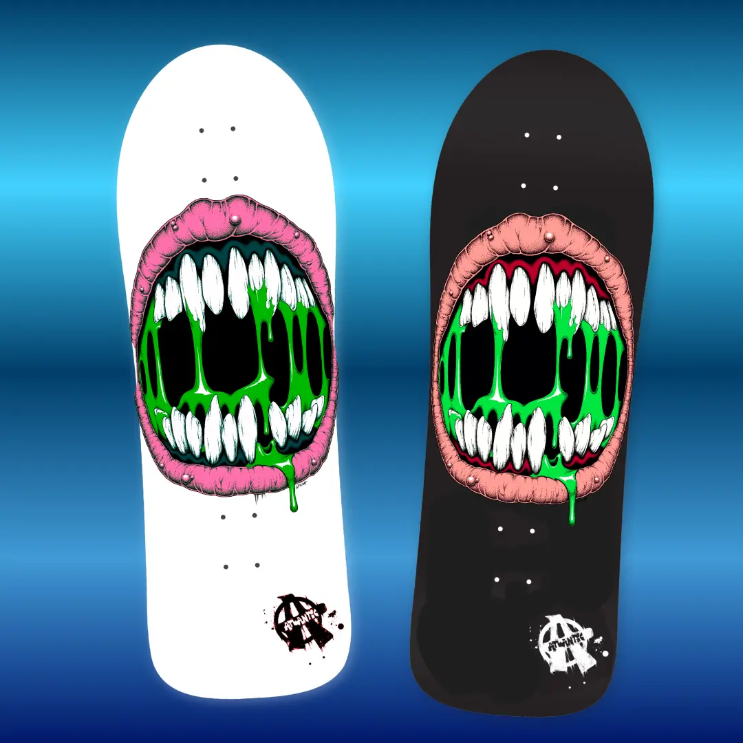 Slime Mouth Limited Edition, Hand-Painted Deck (Pre-Order, January) 1