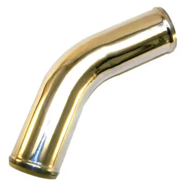 1' Mandrel Bent Aluminum 45° Bend, 2.25" 1