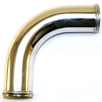 1' Mandrel Bent Aluminum 90° Bend, 2.75" 1
