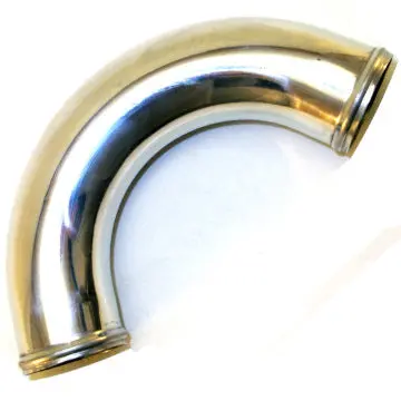 1' Mandrel Bent Aluminum 135° Bend, 3.5" 1