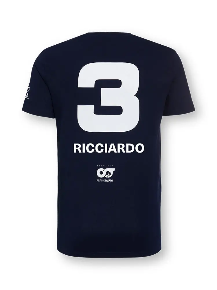 Scuderia Alpha Tauri Daniel Ricciardo #3 Driver Tee Shirt Navy 1