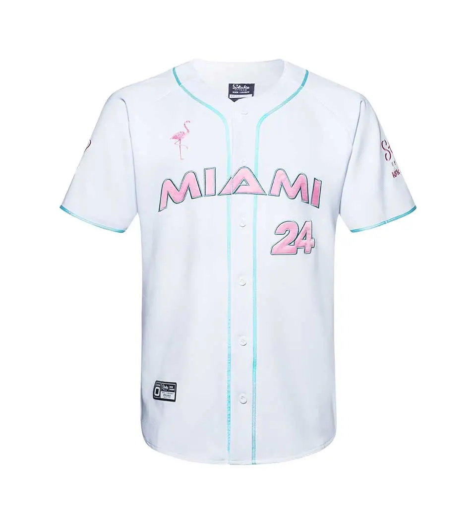 Stake F1 Kick Sauber Guanyu Zhou Baseball Shirt White 1