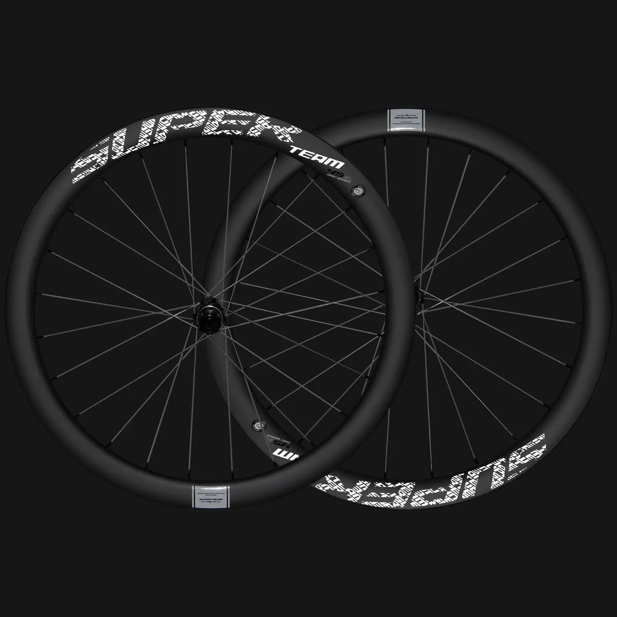 Classic Pro D28-45 Disc Brake White Decals Pillar Wing21 Spokes 2