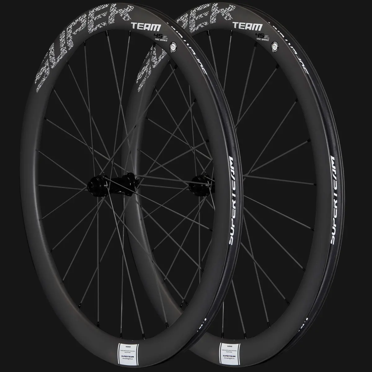 Classic Pro D28-45 Disc Brake White Decals Pillar Wing21 Spokes 8
