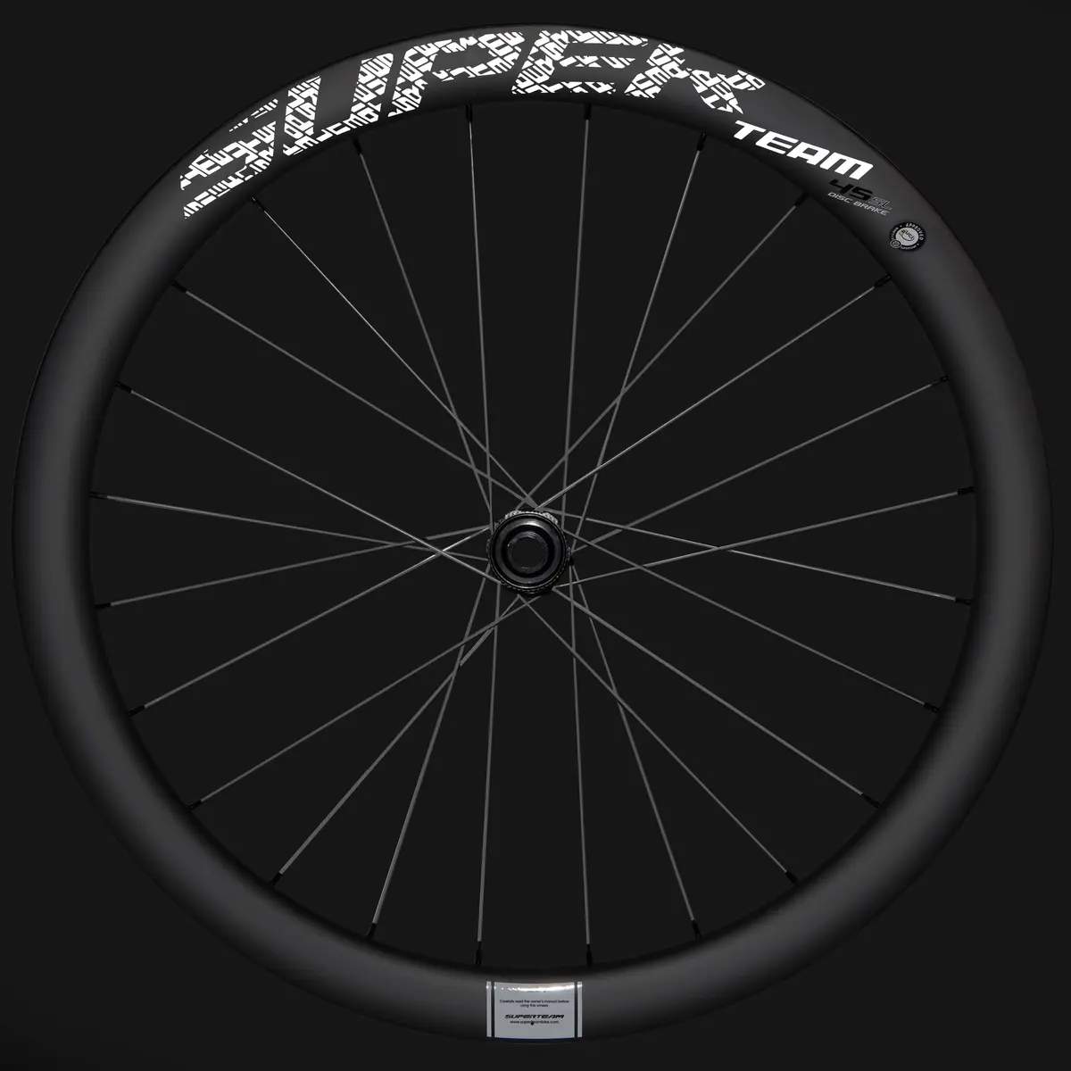 Classic Pro D28-45 Disc Brake White Decals Pillar Wing21 Spokes 1