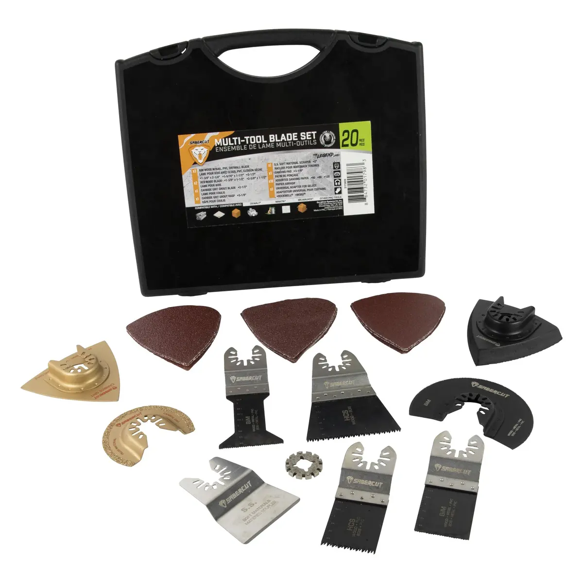 Sabercut Multi-Tool 20-Piece Blade Set 1