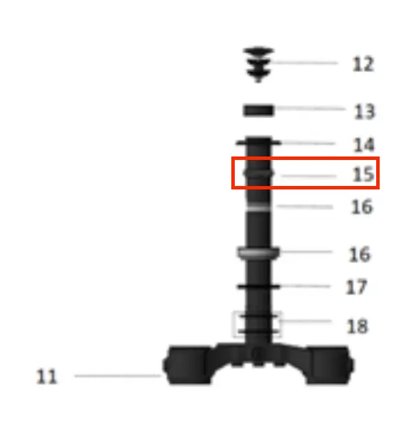 Talaria - Oem Split Snap Ring (To Center Steering Bearing) 1