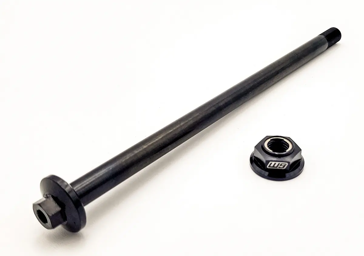 Warp9 12.9 Cryo Hardened Swingarm / Jackshaft Axle Bolt 1
