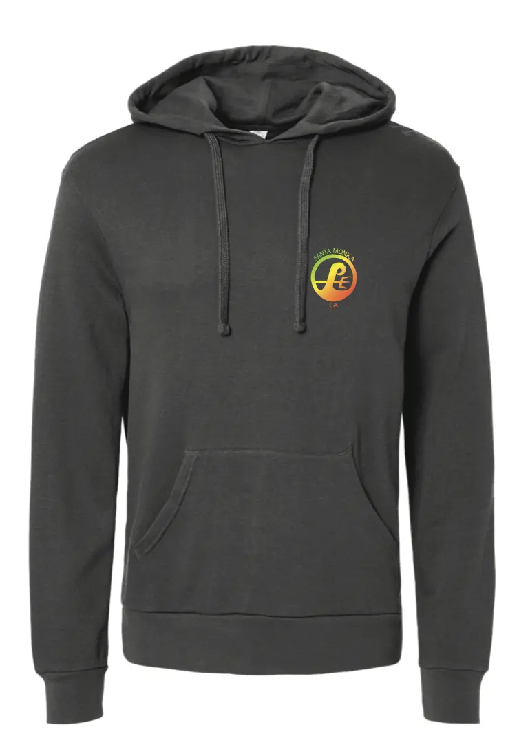 Poseidon Surf Shop Lightweight Hoodie - Dark Grey 1