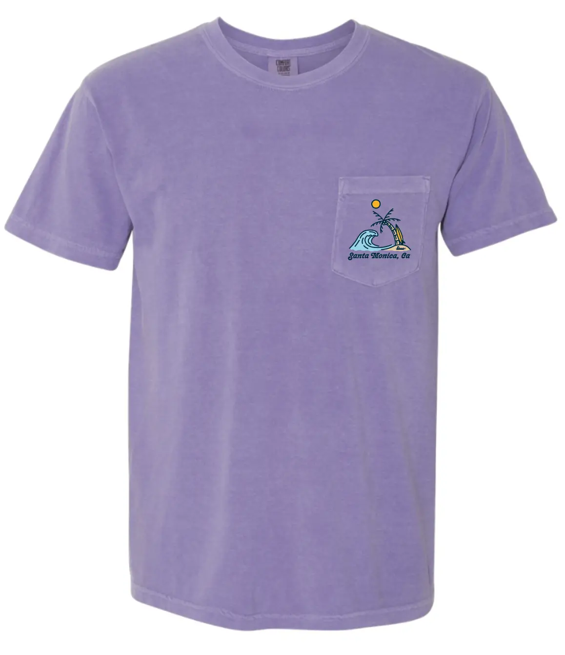 Poseidon Santa Monica Pocket Tee - Violet 1