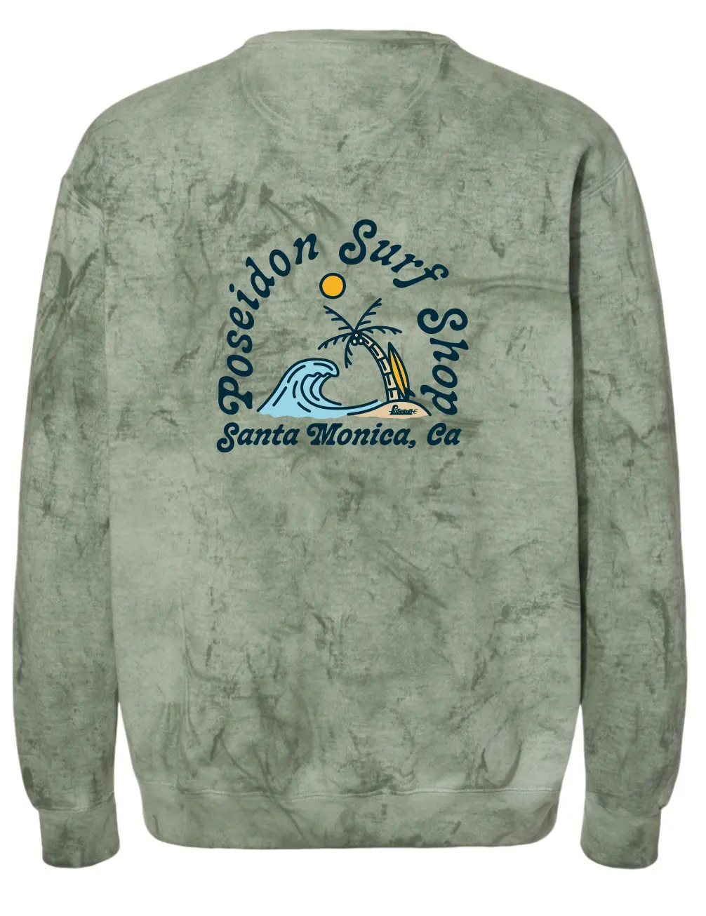 Poseidon Santa Monica Crew Neck - Fern 2