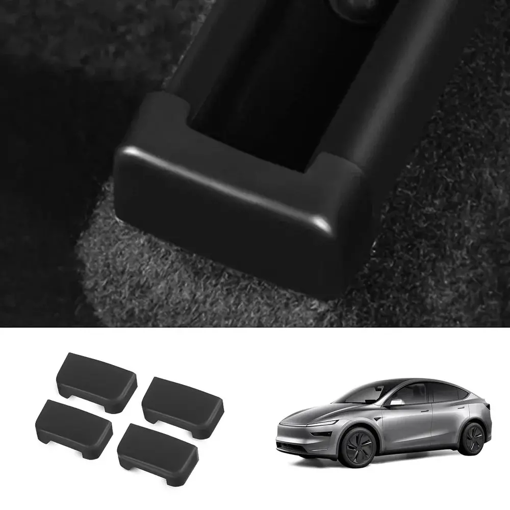 Seat Slide Rail Anti-Kick Cover (4-Piece Set) For Tesla Model Y Juniper 2025+/Model 3 Highland 2024+ 1