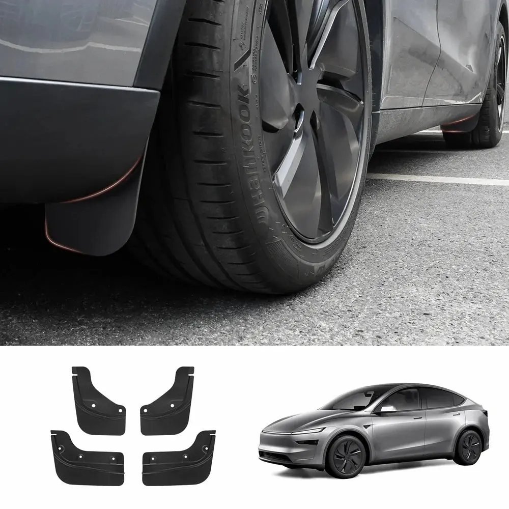 Short Invisible Mud Flaps Splash Guards For Tesla Model Y Juniper 2025+ 1