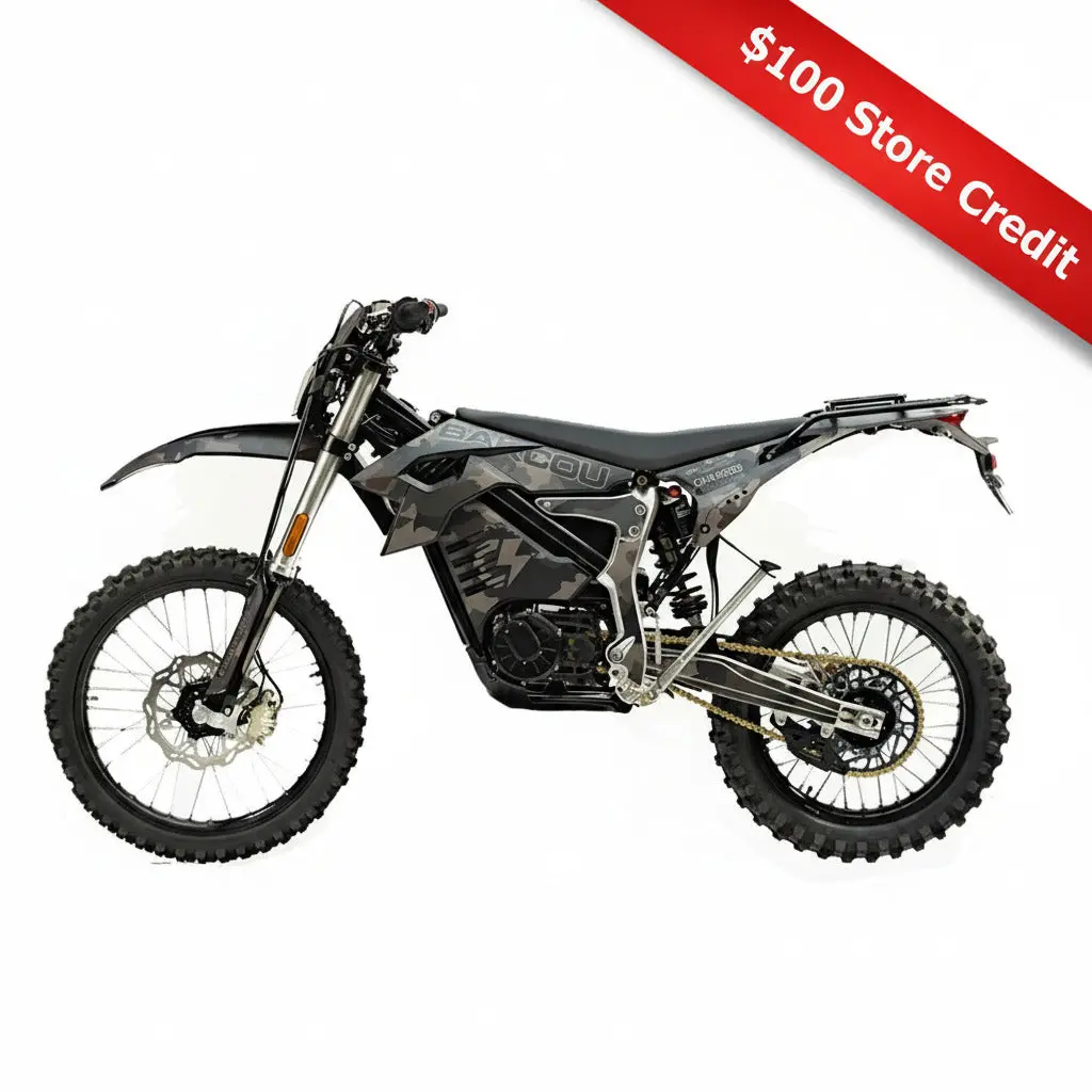 Camo Edition Bakcou Puma X22 Sd Electric Motorcycle 1