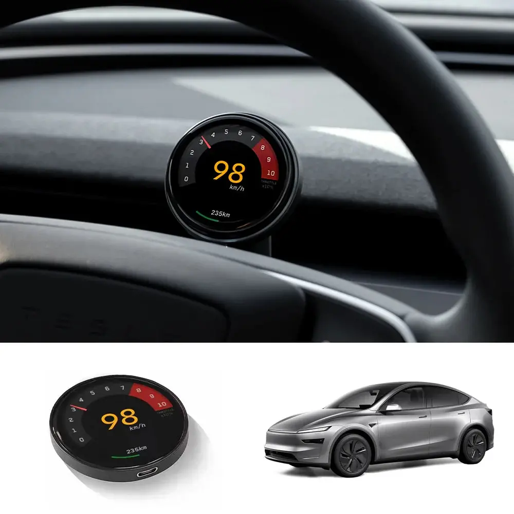 Smart Dashboard Gauge Display – Mini Hud For Tesla Model 3/Y (2017+) 1