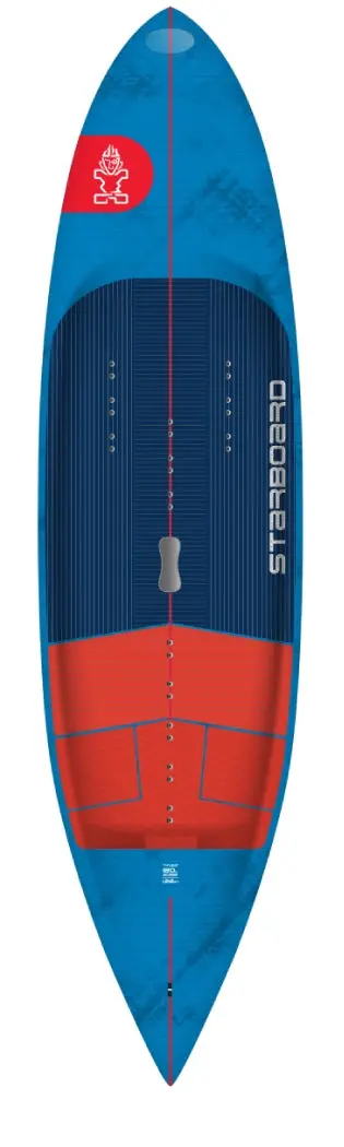 2025 Starboard 7'4" X 21.5"  Ace Foil Blue Carbon Sup Downwind Foil Board (With Footstrap) 1