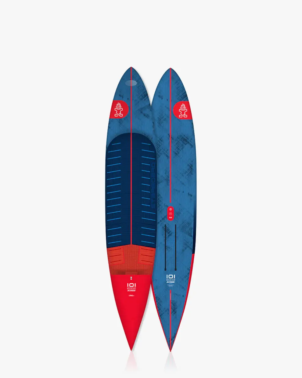 2026 Starboard 8'10" X 19" Ace Lighting Blue Carbon Foil Board 1